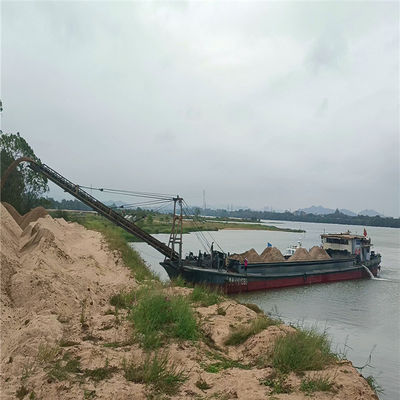 Multi Function River Sand Transportation Barge 500ton Max Pay Load 1-2 Sets Gear Box