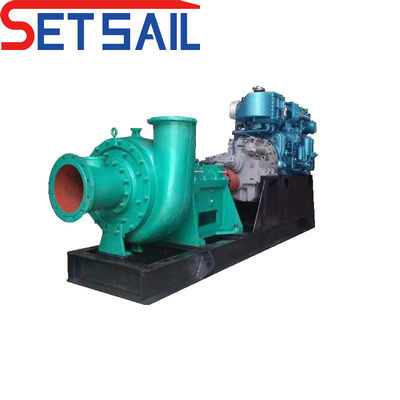 380V Voltage River Sand and Mud Pump Horizontal Pump Shaft Position