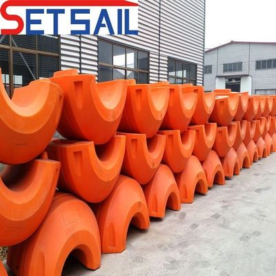 Dredger HDPE Discharge Pipe with Floating and Rubber Hose Basic Size 8 Inch 34inch