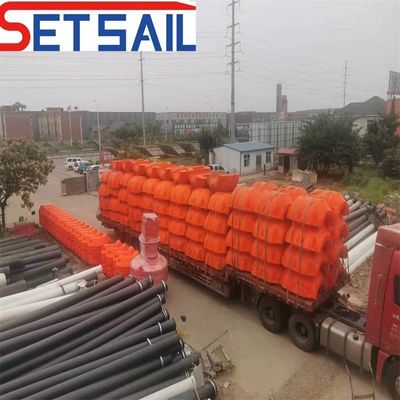 Density Transportation HDPE Pipe for River Sand Dredger Wall Thickness 10-30mm